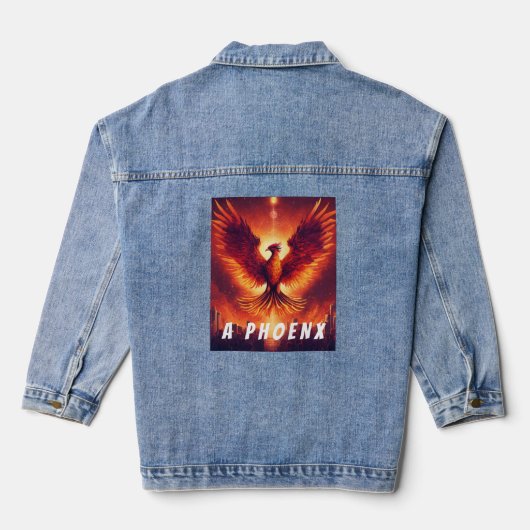 Phoenix Denim Jean Jacket (Achterkant)