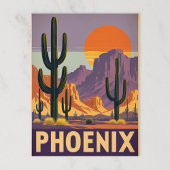  Phoenix Desert Sunset Briefkaart