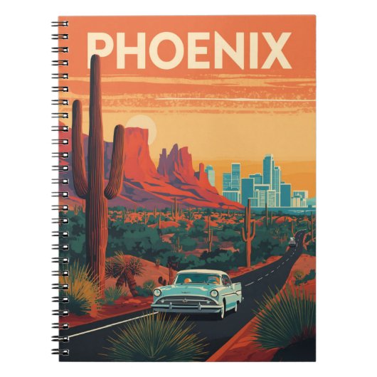 Phoenix Desert Travel Notitieboek (Voorkant)