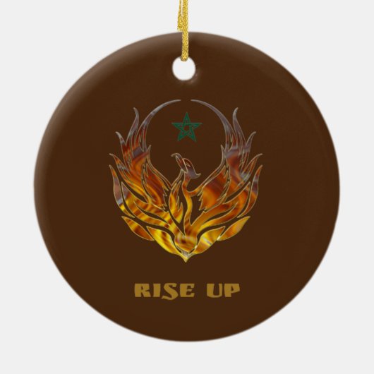 Phoenix Design Keramisch Ornament (Achterkant)