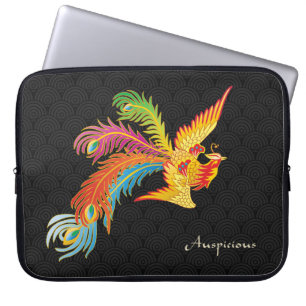 Phoenix Design Neopree-laptophoes 15-inch zwart Laptop Sleeve