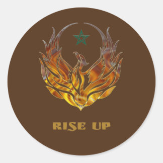Phoenix Design Ronde Sticker