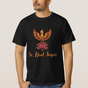 Phoenix Doctor Healing Lotus - Rise, Heal, Inspire T-shirt