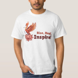 Phoenix Doctor Healing Lotus - Rise, Heal, Inspire T-shirt