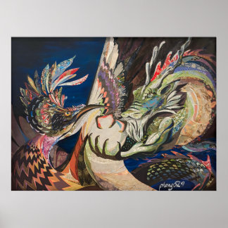 Phoenix en Dragon Poster