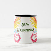 Phoenix en New Beginnings Tweekleurige Koffiemok (Center)