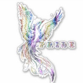 Phoenix en trots sticker (Voorkant)