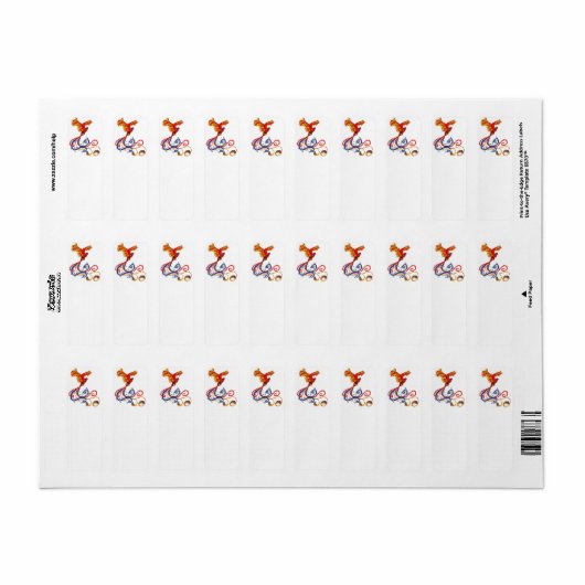 Phoenix Etiket (Full Sheet)