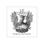  Phoenix Ex Libris Bibliotheek Boek Rubberstempel (Afrduk)