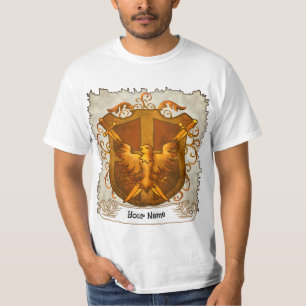 Phoenix Family Crest Achternaam T-shirt
