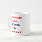 Phoenix-fan, loyaal koffiemok (Voorkant links)