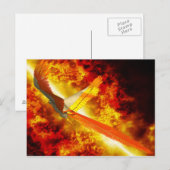 Phoenix Fantasy Gothic Briefkaart (Voorkant / Achterkant)