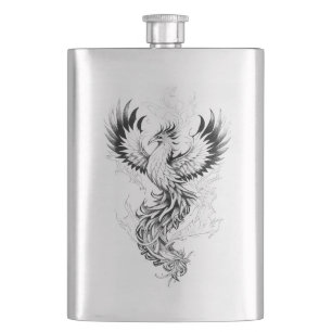 Phoenix Fantasy Wild Animal Illustratie Art Tatto Flacon