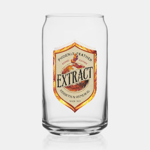 Phoenix Feather Extract Halloween Party Blikvorm Glas
