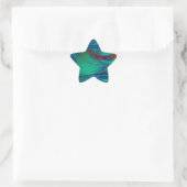 Phoenix Feathers - Verf Splatter Ster Sticker (Tas)