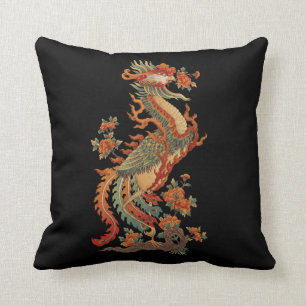 Phoenix Feng Chinese Sacred Animal Kussen