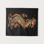 Phoenix Feng Chinese Sacred Animal Wandkleed (Voorkant (horizontaal))