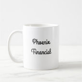 Phoenix Financial Coffee Mok - Linkerhand ontwerp (Links)