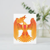 Phoenix Fire Bird Briefkaart (Staand voorkant)