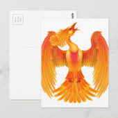 Phoenix Fire Bird Briefkaart (Voorkant / Achterkant)