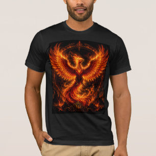 Phoenix Fire Bird Fantasy Art T-shirt