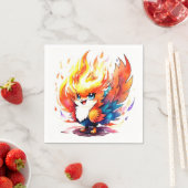 Phoenix Fire Bird Kids Verjaardag Servet (Insitu)