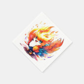 Phoenix Fire Bird Kids Verjaardag Servet (Hoek)