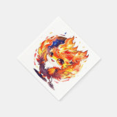 Phoenix Fire Bird Kids Verjaardag Servet (Hoek)