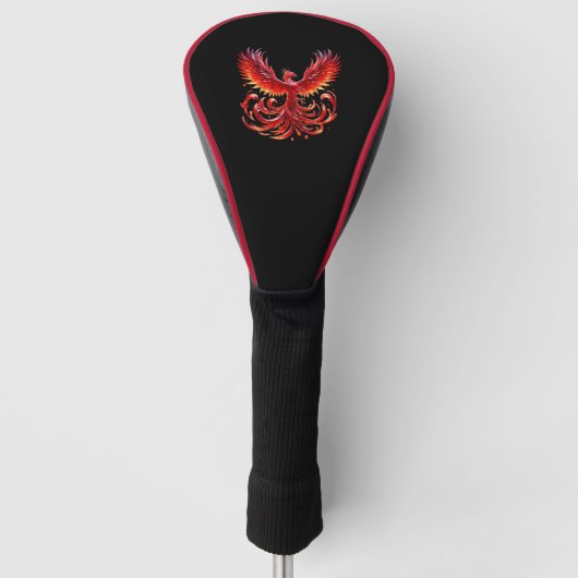 Phoenix Fire Bird Magical Golfheadcover (Voorkant)