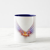 Phoenix Fire Bird Tweekleurige Koffiemok (Center)