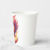 Phoenix Fire Bird Verjaardag Papieren Bekers (Links)