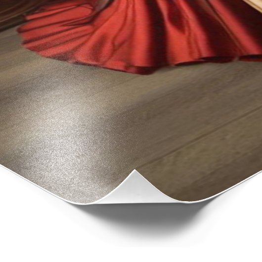 Phoenix Fire Queen Steampunk Victoriaans Industria Foto Afdruk (Hoek)