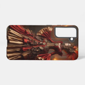 Phoenix Fire Queen Steampunk Victoriaans Industria Samsung Galaxy Hoesje (Achterkant horizontaal)