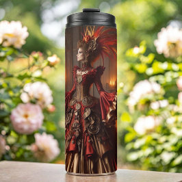 Phoenix Fire Queen Steampunk Victoriaans Industria Thermosbeker