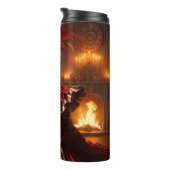 Phoenix Fire Queen Steampunk Victoriaans Industria Thermosbeker (Geroteerd rechts)