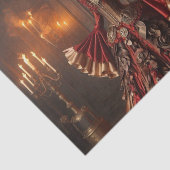 Phoenix Fire Queen Steampunk Victoriaans Industria Tissuepapier (Detail)