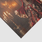 Phoenix Fire Queen Steampunk Victoriaanse Industri Tissuepapier (Detail)