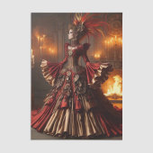 Phoenix Fire Queen Steampunk Victoriaanse Industri Tissuepapier