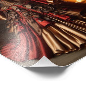 Phoenix Fire Queen Steampunk Victorian Industrial Foto Afdruk (Hoek)