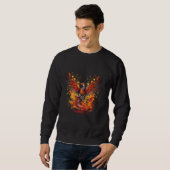 Phoenix Firebird Reborn Mythical Bird Verjonging Trui (Voorkant volledig)