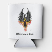 Phoenix Firebird Tribal Flames Blikjeskoeler (Voorkant)