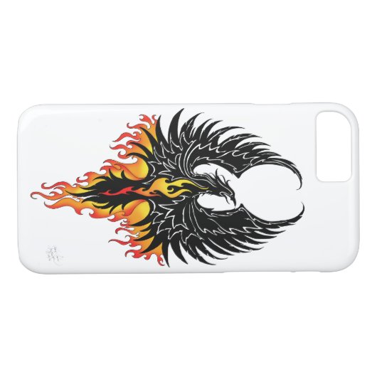 Phoenix Firebird Tribal Flames Case-Mate iPhone Case (Achterkant (Horizontaal))