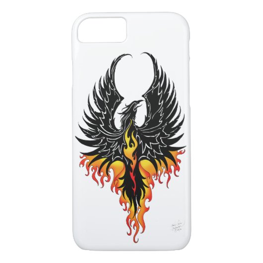 Phoenix Firebird Tribal Flames Case-Mate iPhone Case (Achterkant)