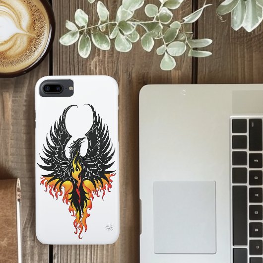 Phoenix Firebird Tribal Flames Case-Mate iPhone Case