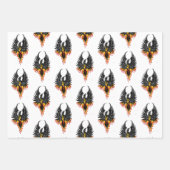 Phoenix Firebird Tribal Flames Inpakpapier Vel (Voorkant)