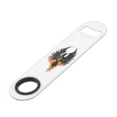 Phoenix Firebird Tribal Flames Speed Flessenopener (Voorkant Gekanteld)