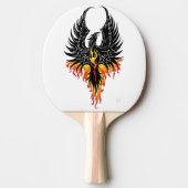 Phoenix Firebird Tribal Flames Tafeltennisbatje (Voorkant)