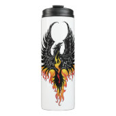 Phoenix Firebird Tribal Flames Thermosbeker (Voorkant)