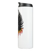 Phoenix Firebird Tribal Flames Thermosbeker (Geroteerd rechts)