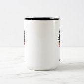 Phoenix Firebird Tribal Flames Tweekleurige Koffiemok (Center)